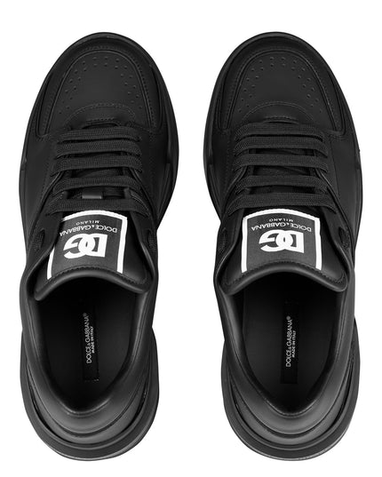 DOLCE AND GABBANA Calfskin Nappa New Roma Sneakers