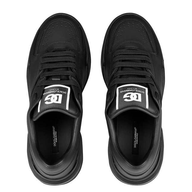 DOLCE AND GABBANA Calfskin Nappa New Roma Sneakers