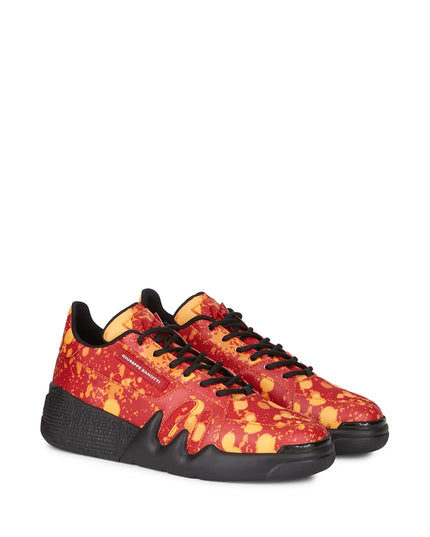 GIUSEPPE ZANOTTI Talon tie-dye leather sneakers