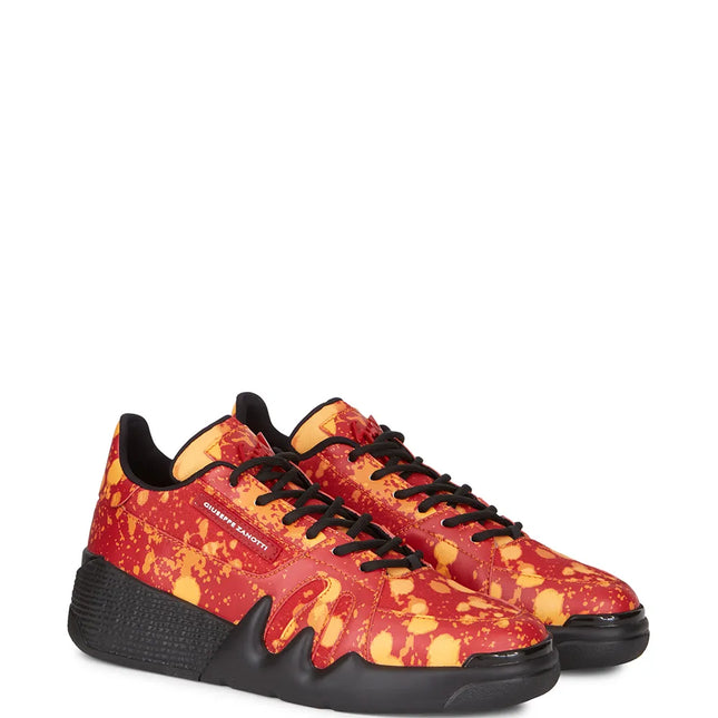GIUSEPPE ZANOTTI Talon tie-dye leather sneakers