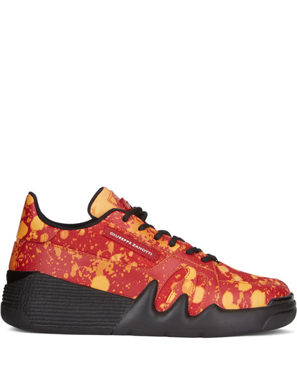GIUSEPPE ZANOTTI Talon tie-dye leather sneakers