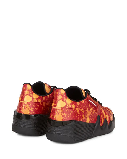GIUSEPPE ZANOTTI Talon tie-dye leather sneakers