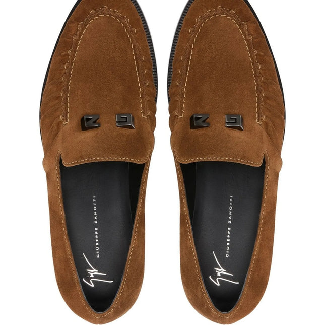 GIUSEPPE ZANOTTI Jareth suede loafers