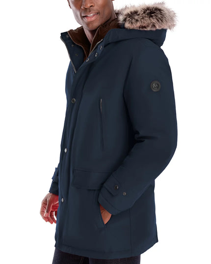 Michael Kors Men's Hooded Bib Snorkel Parka Coat