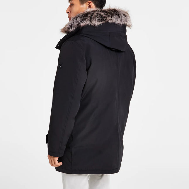 Michael Kors Men's Hooded Bib Snorkel Parka Coat