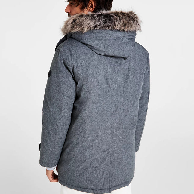 Michael Kors Men's Hooded Bib Snorkel Parka Coat