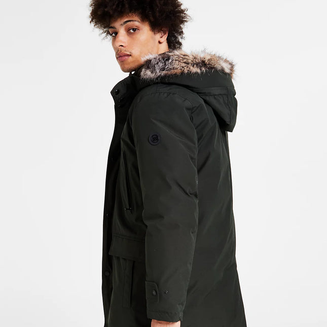 Michael Kors Men's Hooded Bib Snorkel Parka Coat