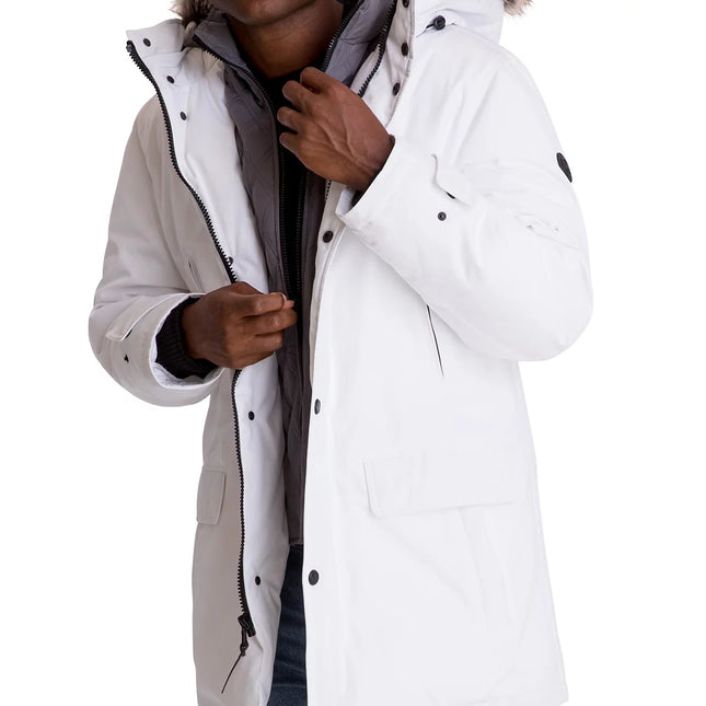 Michael Kors Men's Hooded Bib Snorkel Parka Coat