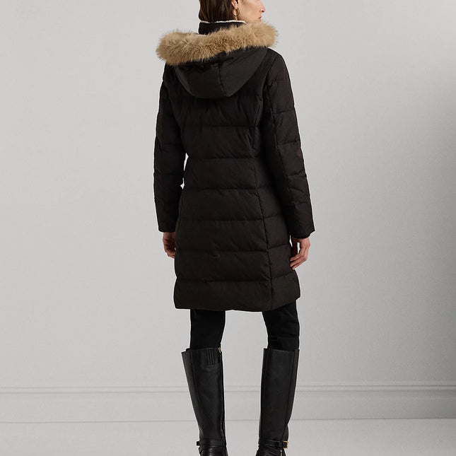 Lauren Ralph Lauren Women's Faux-Fur Hooded Puffer Coat