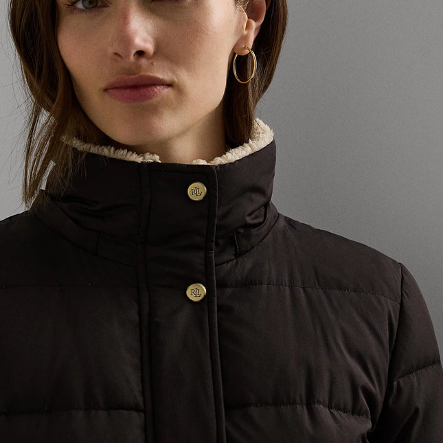 Lauren Ralph Lauren Women's Faux-Fur Hooded Puffer Coat