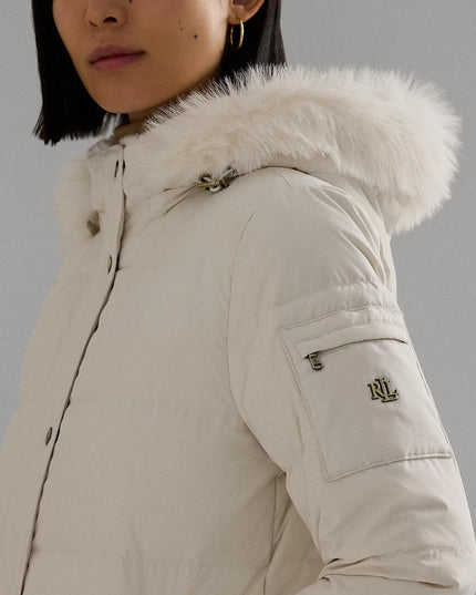 Lauren Ralph Lauren Women's Faux-Fur Hooded Puffer Coat