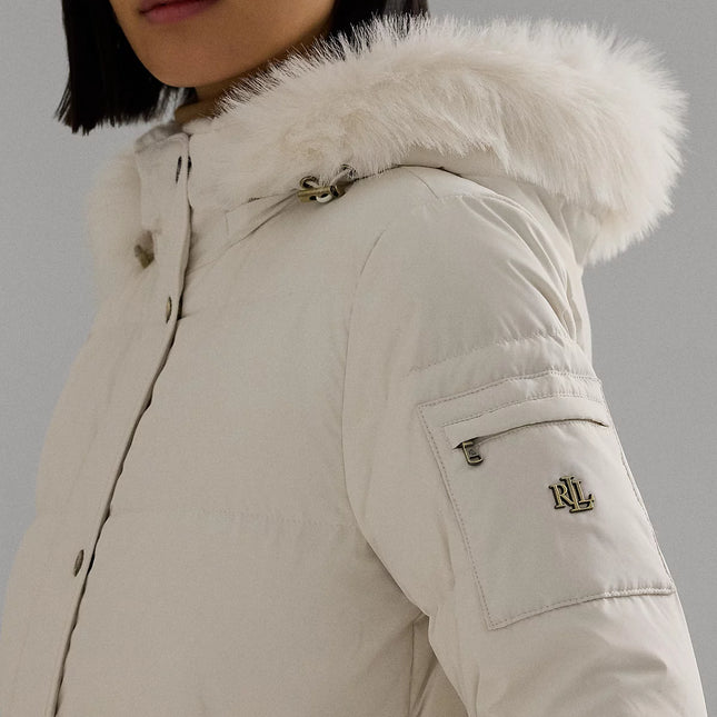 Lauren Ralph Lauren Women's Faux-Fur Hooded Puffer Coat