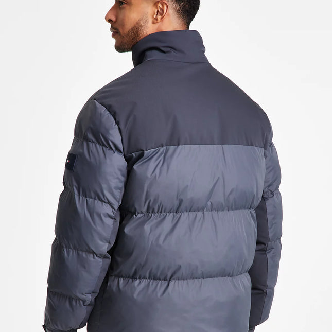 Tommy Hilfiger Men's Mixed-Media Puffer Jacket