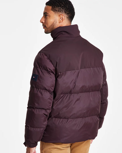 Tommy Hilfiger Men's Mixed-Media Puffer Jacket