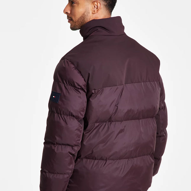 Tommy Hilfiger Men's Mixed-Media Puffer Jacket