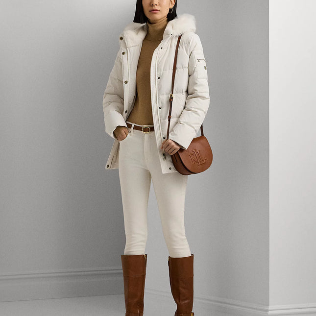 Lauren Ralph Lauren Women's Faux-Fur Hooded Puffer Coat