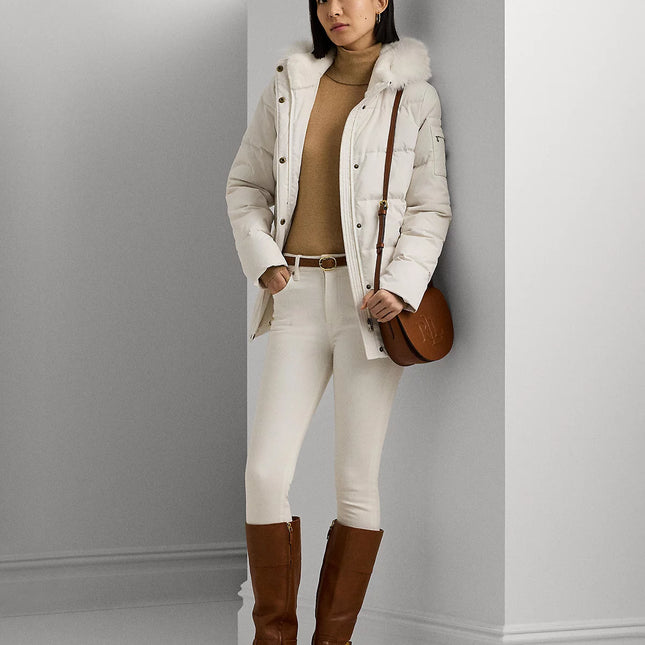 Lauren Ralph Lauren Women's Faux-Fur Hooded Puffer Coat