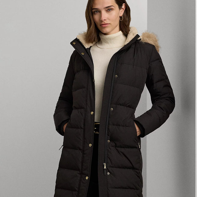 Lauren Ralph Lauren Women's Faux-Fur Hooded Puffer Coat