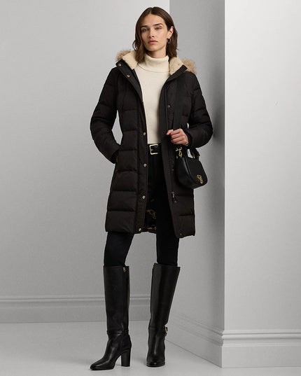 Lauren Ralph Lauren Women's Faux-Fur Hooded Puffer Coat