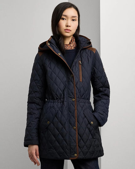 Lauren Ralph Lauren Women's Hooded Anorak Quilted Coat