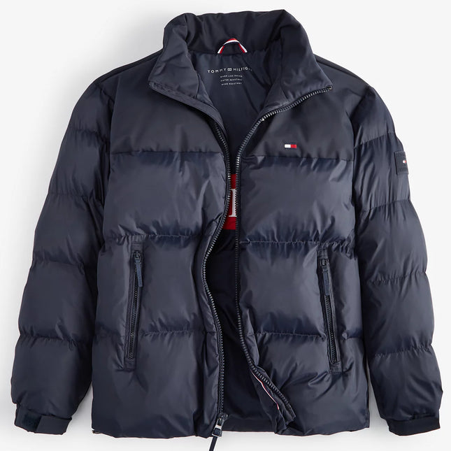 Tommy Hilfiger Men's Mixed-Media Puffer Jacket