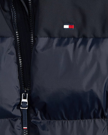 Tommy Hilfiger Men's Mixed-Media Puffer Jacket
