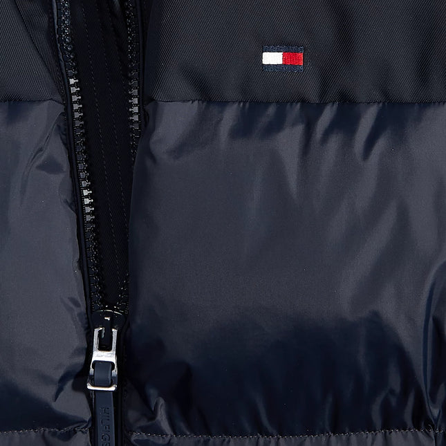 Tommy Hilfiger Men's Mixed-Media Puffer Jacket
