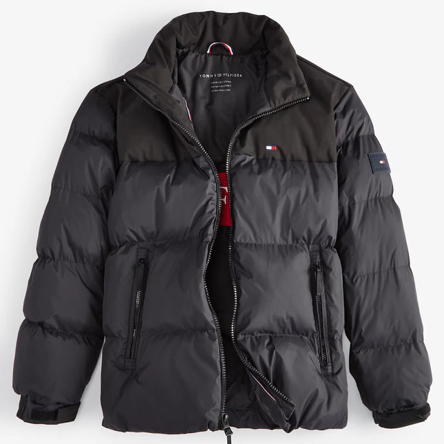 Tommy Hilfiger Men's Mixed-Media Puffer Jacket