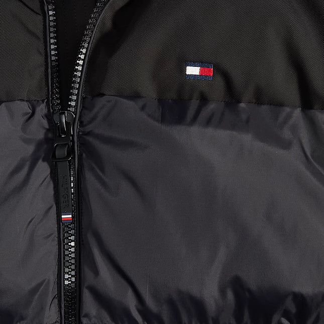 Tommy Hilfiger Men's Mixed-Media Puffer Jacket