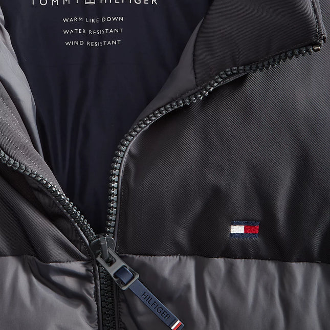 Tommy Hilfiger Men's Mixed-Media Puffer Jacket