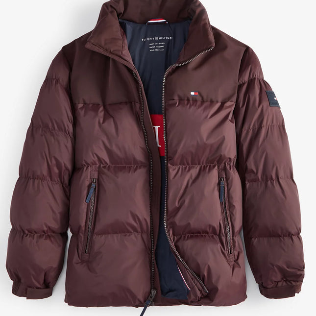 Tommy Hilfiger Men's Mixed-Media Puffer Jacket