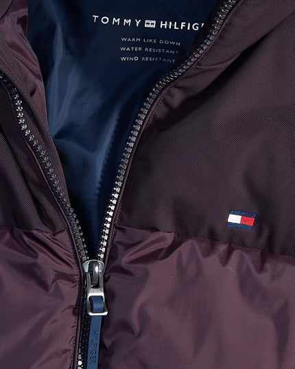 Tommy Hilfiger Men's Mixed-Media Puffer Jacket