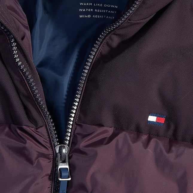 Tommy Hilfiger Men's Mixed-Media Puffer Jacket