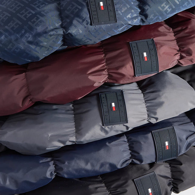 Tommy Hilfiger Men's Mixed-Media Puffer Jacket