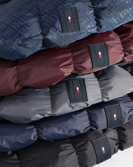 Tommy Hilfiger Men's Mixed-Media Puffer Jacket