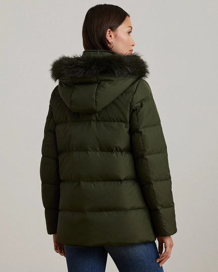 Lauren Ralph Lauren Women's Faux-Fur Hooded Puffer Coat