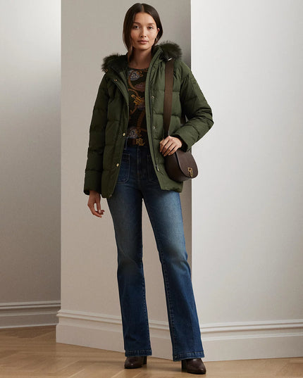 Lauren Ralph Lauren Women's Faux-Fur Hooded Puffer Coat