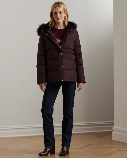 Lauren Ralph Lauren Women's Faux-Fur Hooded Puffer Coat