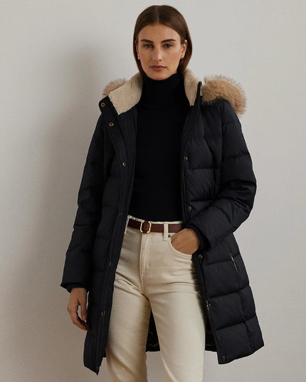 Lauren Ralph Lauren Women's Faux-Fur Hooded Puffer Coat