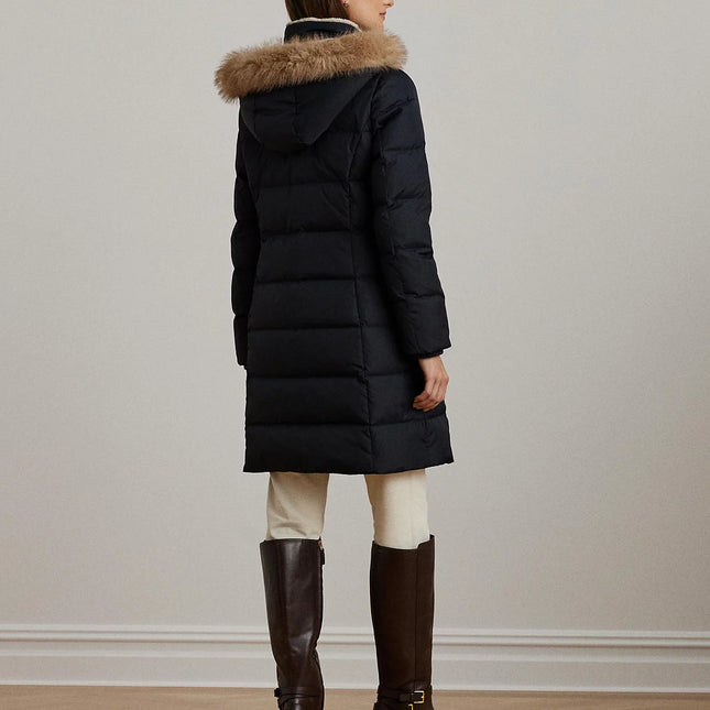 Lauren Ralph Lauren Women's Faux-Fur Hooded Puffer Coat