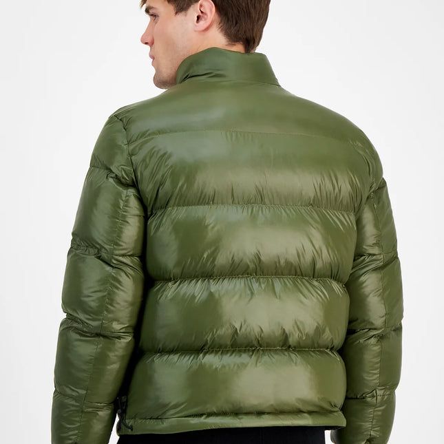 Hugo Boss Men's Beazly Slim-Fit Quilted Full-Zip Hooded Puffer Jacket