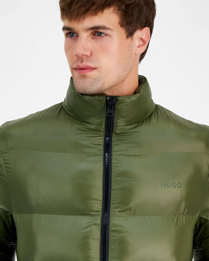 Hugo Boss Men's Beazly Slim-Fit Quilted Full-Zip Hooded Puffer Jacket