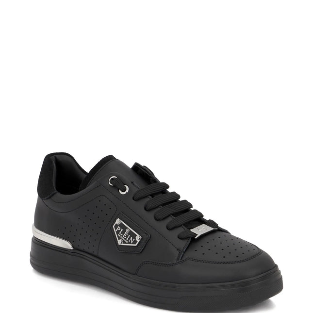 Philipp Plein triangle plaque low-top trainers
