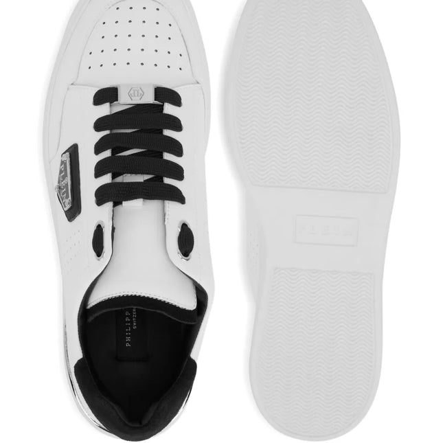 Philipp Plein triangle-plaque low-top sneakers