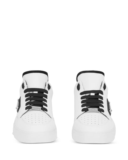 Philipp Plein triangle-plaque low-top sneakers