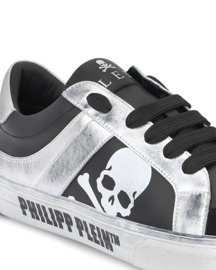 Philipp Plein skull leather trainers