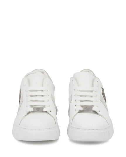 Philipp Plein Hexagon Force leather low-top trainers