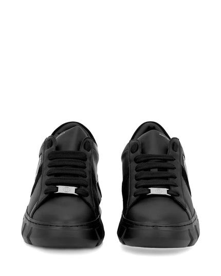 Philipp Plein Hexagon Force leather low top trainers