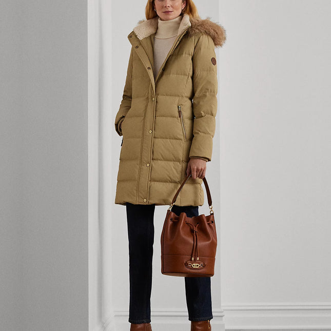 Lauren Ralph Lauren Women's Faux-Fur Hooded Puffer Coat