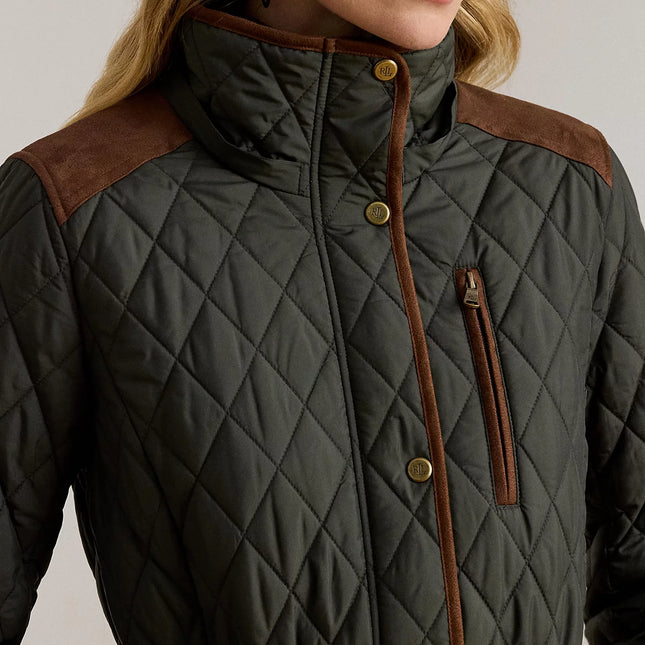 Lauren Ralph Lauren Women's Hooded Anorak Quilted Coat